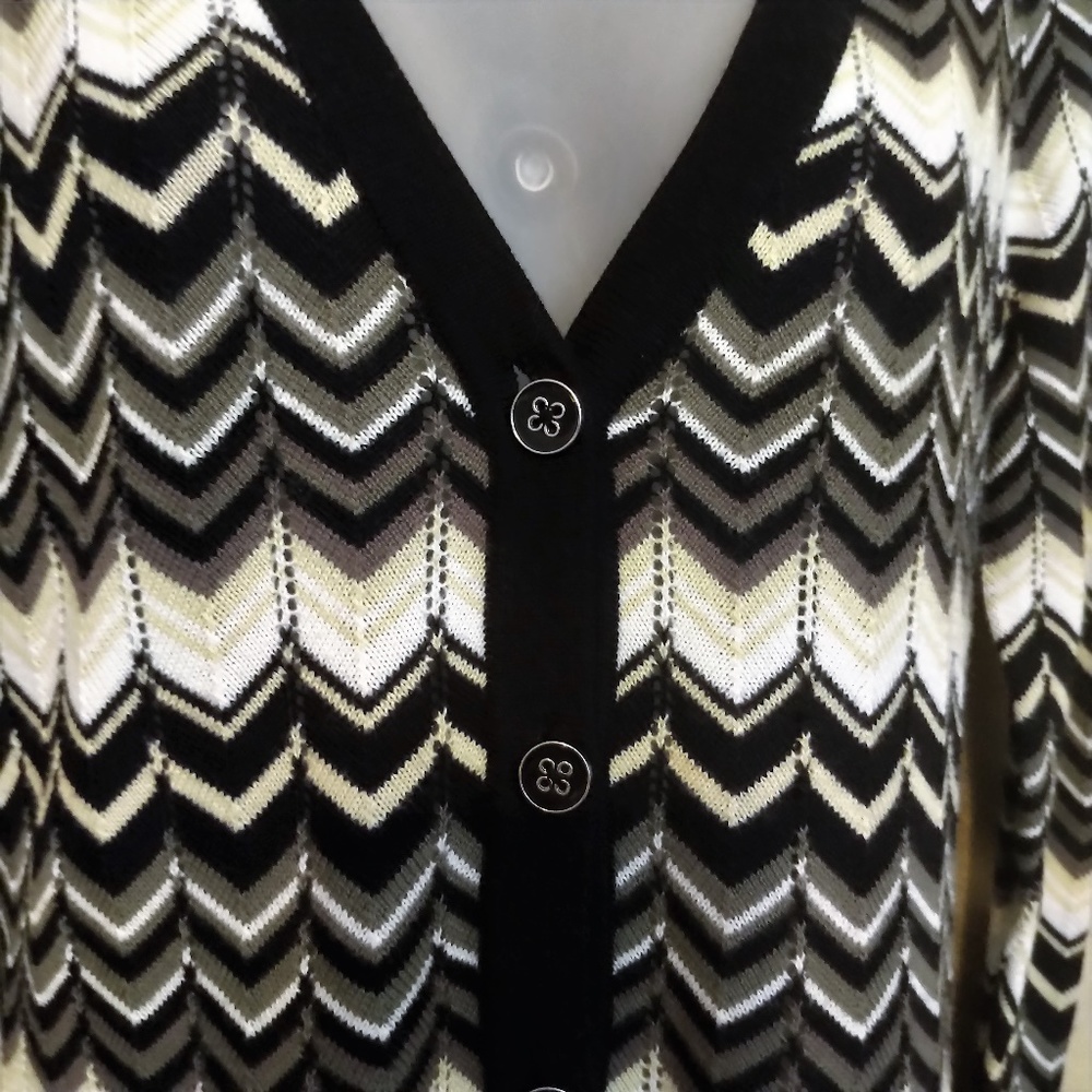 Banana Republic Chevron Cardigan EUC S - Picture 2 of 6